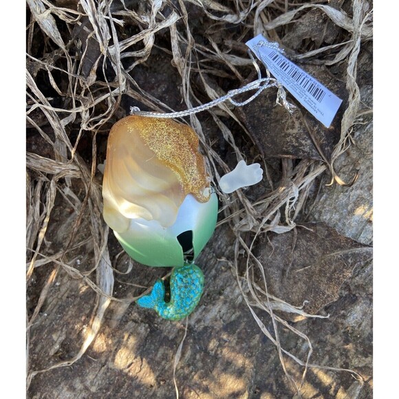 Seasons of Cannon Falls Ornament Mermaid Bell Christmas Coastal Beach NWT - Picture 3 of 10